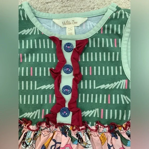 Matilda Jane Size 2 Well Read Tunic Top - Picture 5 of 7